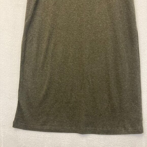 American Eagle Outfitters Long Maxi Wool Blend Dress Small S Brown Short Sleeve - Picture 10 of 13
